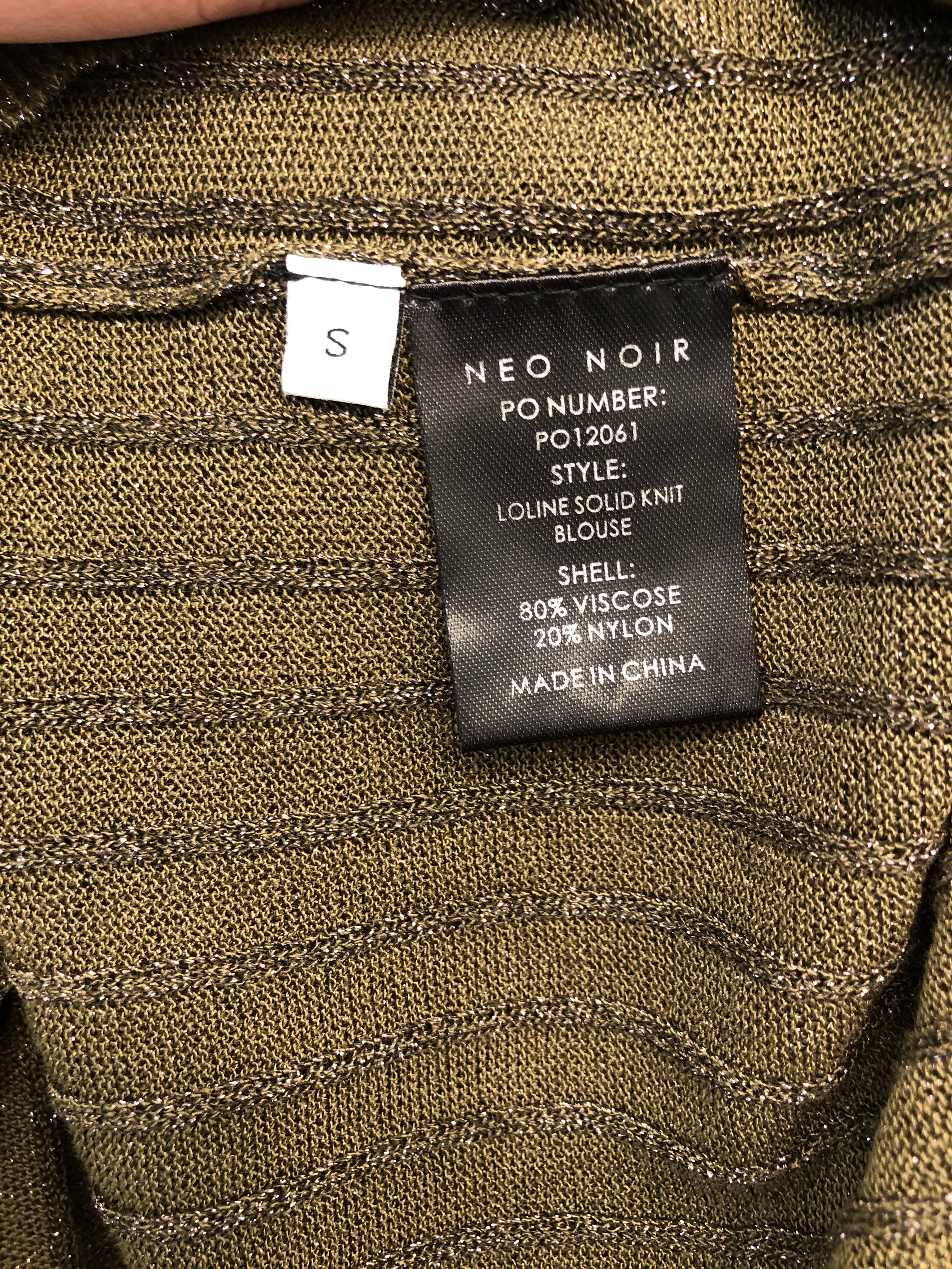 Neo Noir Bluse